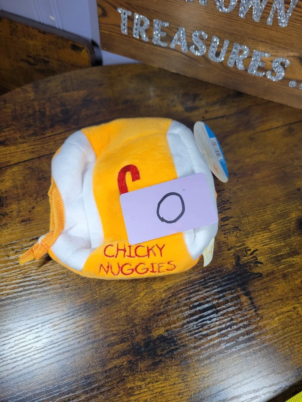 Cosmo Furbabies Chicky Nuggies Plush Dog Toy - Yellow & White